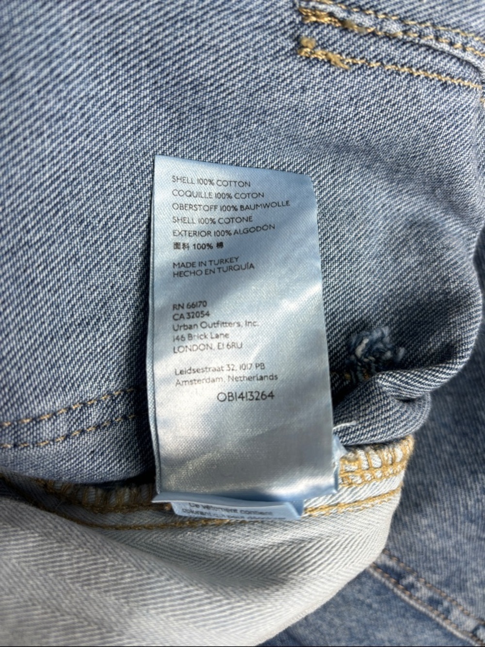 We The Free Blue Relaxed Cargo Boyfriend Jeans - Picture 6 of 10